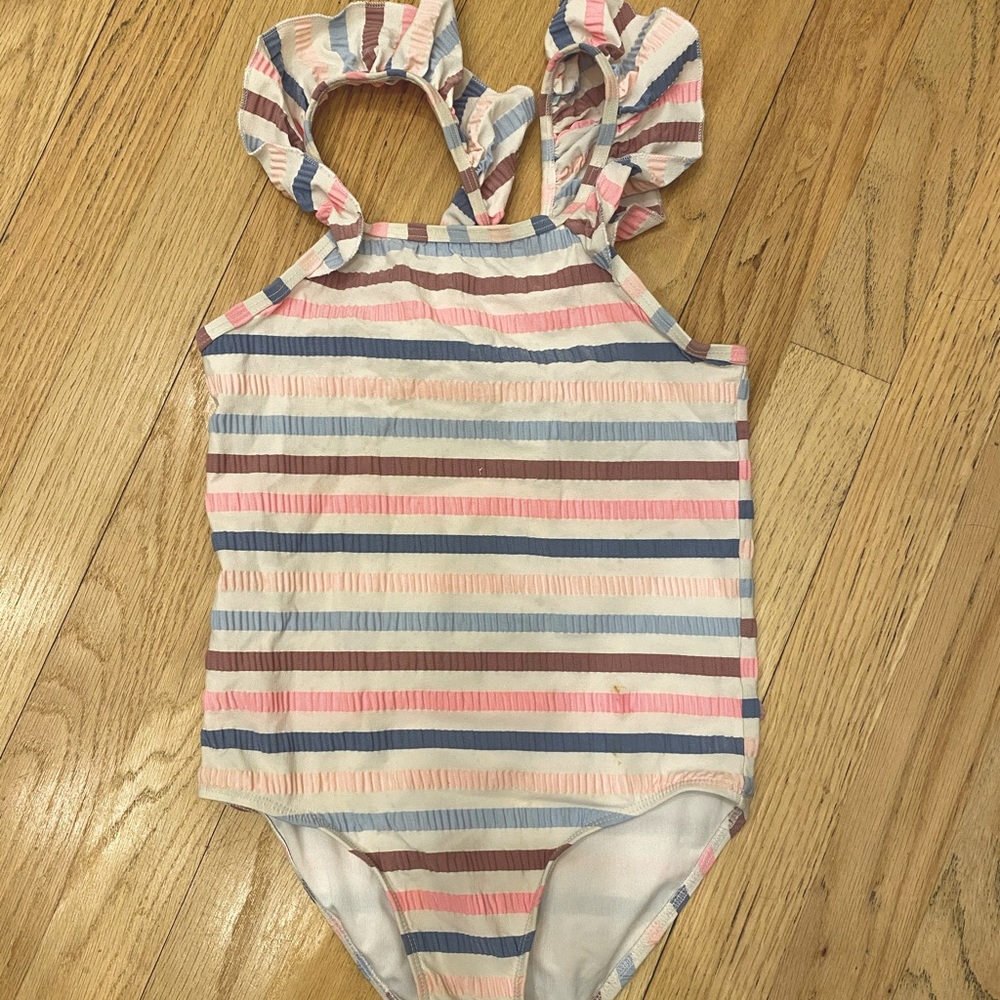 Striped swimsuit